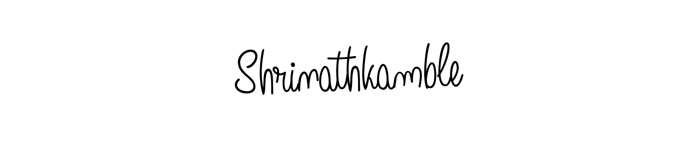Create a beautiful signature design for name Shrinathkamble. With this signature (Angelique-Rose-font-FFP) fonts, you can make a handwritten signature for free. Shrinathkamble signature style 5 images and pictures png