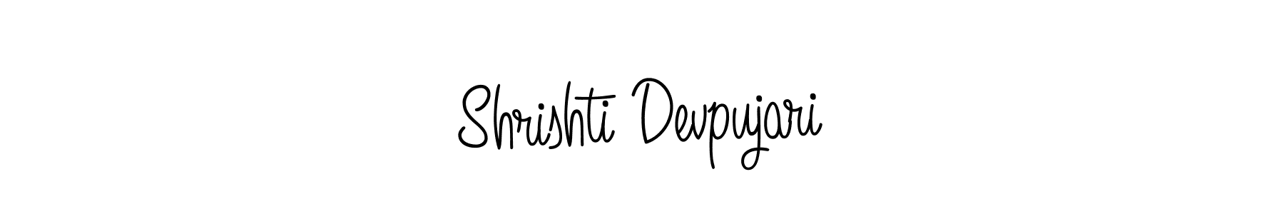 Angelique-Rose-font-FFP is a professional signature style that is perfect for those who want to add a touch of class to their signature. It is also a great choice for those who want to make their signature more unique. Get Shrishti Devpujari name to fancy signature for free. Shrishti Devpujari signature style 5 images and pictures png