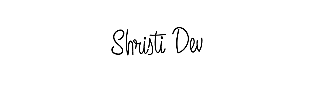 Check out images of Autograph of Shristi Dev name. Actor Shristi Dev Signature Style. Angelique-Rose-font-FFP is a professional sign style online. Shristi Dev signature style 5 images and pictures png