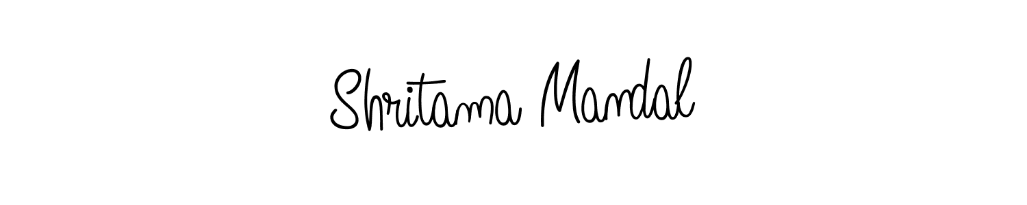 How to make Shritama Mandal signature? Angelique-Rose-font-FFP is a professional autograph style. Create handwritten signature for Shritama Mandal name. Shritama Mandal signature style 5 images and pictures png