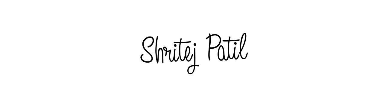 How to make Shritej Patil signature? Angelique-Rose-font-FFP is a professional autograph style. Create handwritten signature for Shritej Patil name. Shritej Patil signature style 5 images and pictures png