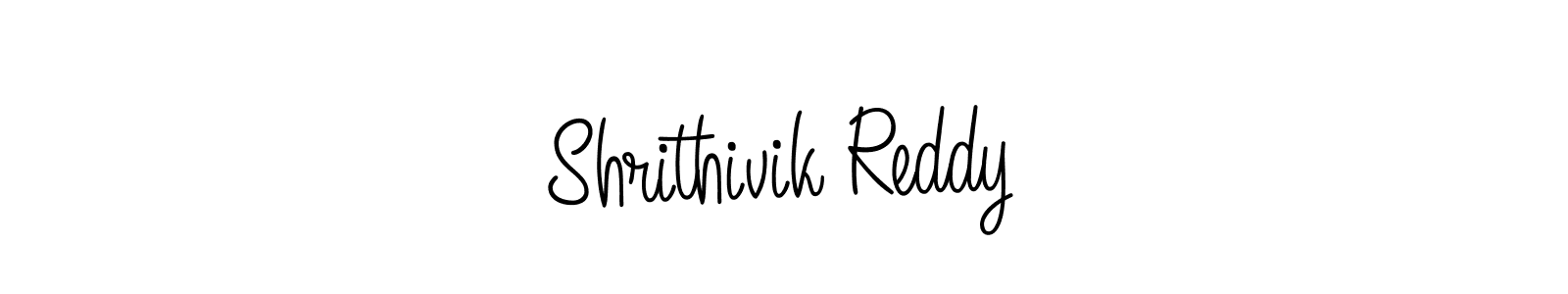 Create a beautiful signature design for name Shrithivik Reddy. With this signature (Angelique-Rose-font-FFP) fonts, you can make a handwritten signature for free. Shrithivik Reddy signature style 5 images and pictures png