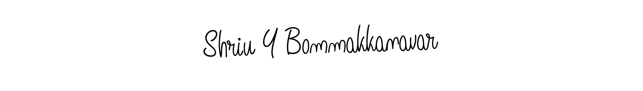 You should practise on your own different ways (Angelique-Rose-font-FFP) to write your name (Shriu Y Bommakkanavar) in signature. don't let someone else do it for you. Shriu Y Bommakkanavar signature style 5 images and pictures png