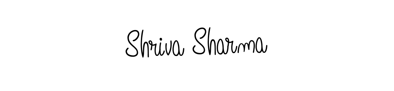 Design your own signature with our free online signature maker. With this signature software, you can create a handwritten (Angelique-Rose-font-FFP) signature for name Shriva Sharma. Shriva Sharma signature style 5 images and pictures png