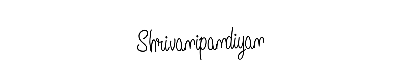 Use a signature maker to create a handwritten signature online. With this signature software, you can design (Angelique-Rose-font-FFP) your own signature for name Shrivanipandiyan. Shrivanipandiyan signature style 5 images and pictures png