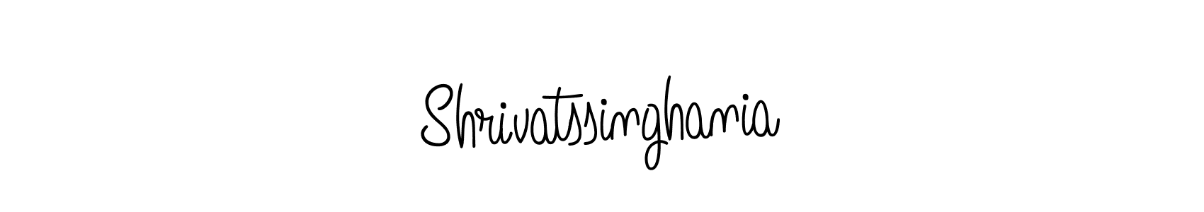 How to make Shrivatssinghania name signature. Use Angelique-Rose-font-FFP style for creating short signs online. This is the latest handwritten sign. Shrivatssinghania signature style 5 images and pictures png
