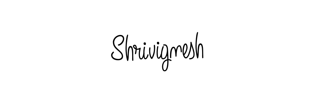 Make a beautiful signature design for name Shrivignesh. With this signature (Angelique-Rose-font-FFP) style, you can create a handwritten signature for free. Shrivignesh signature style 5 images and pictures png