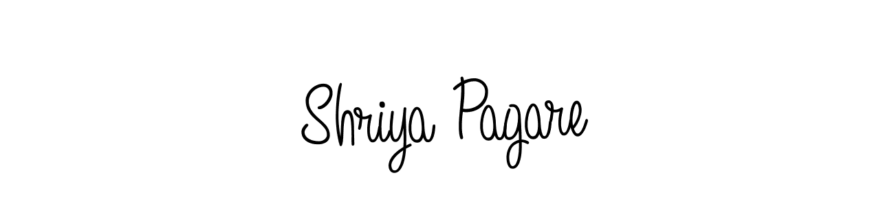 Also we have Shriya Pagare name is the best signature style. Create professional handwritten signature collection using Angelique-Rose-font-FFP autograph style. Shriya Pagare signature style 5 images and pictures png