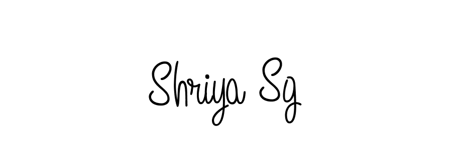 Make a beautiful signature design for name Shriya Sg. With this signature (Angelique-Rose-font-FFP) style, you can create a handwritten signature for free. Shriya Sg signature style 5 images and pictures png