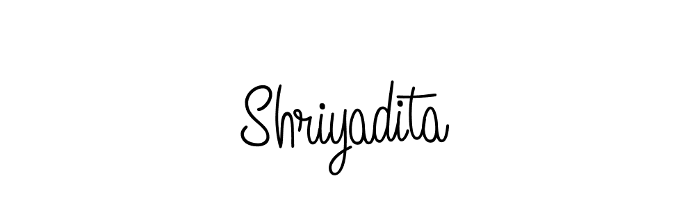 Make a beautiful signature design for name Shriyadita. With this signature (Angelique-Rose-font-FFP) style, you can create a handwritten signature for free. Shriyadita signature style 5 images and pictures png