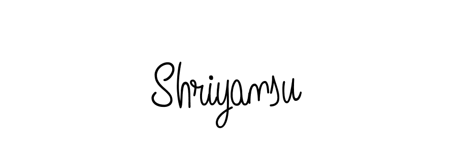 Also we have Shriyansu name is the best signature style. Create professional handwritten signature collection using Angelique-Rose-font-FFP autograph style. Shriyansu signature style 5 images and pictures png