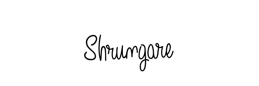 How to Draw Shrungare signature style? Angelique-Rose-font-FFP is a latest design signature styles for name Shrungare. Shrungare signature style 5 images and pictures png