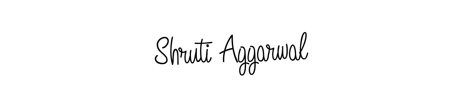 How to make Shruti Aggarwal name signature. Use Angelique-Rose-font-FFP style for creating short signs online. This is the latest handwritten sign. Shruti Aggarwal signature style 5 images and pictures png