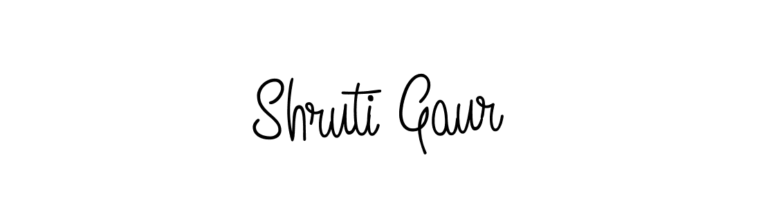 Also we have Shruti Gaur name is the best signature style. Create professional handwritten signature collection using Angelique-Rose-font-FFP autograph style. Shruti Gaur signature style 5 images and pictures png