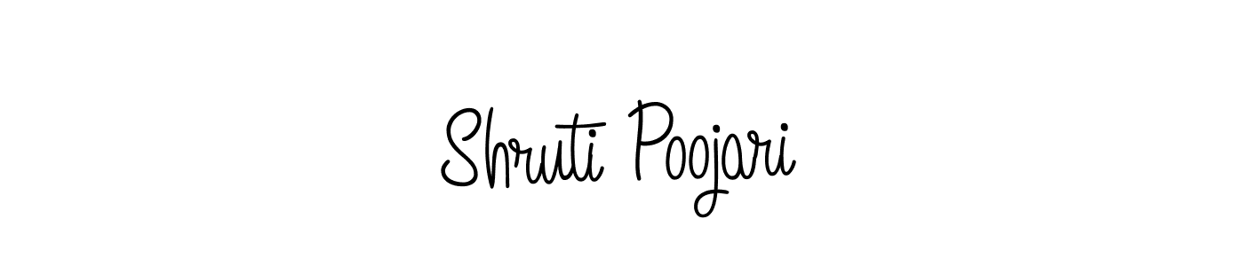 Once you've used our free online signature maker to create your best signature Angelique-Rose-font-FFP style, it's time to enjoy all of the benefits that Shruti Poojari name signing documents. Shruti Poojari signature style 5 images and pictures png