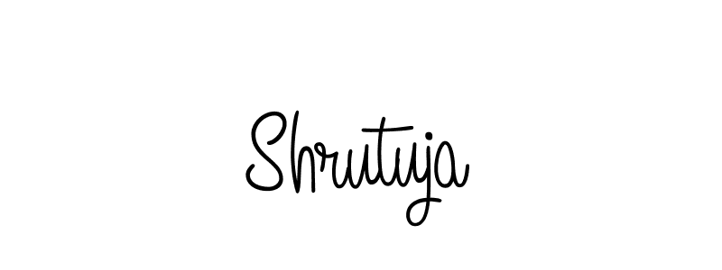 Also we have Shrutuja name is the best signature style. Create professional handwritten signature collection using Angelique-Rose-font-FFP autograph style. Shrutuja signature style 5 images and pictures png