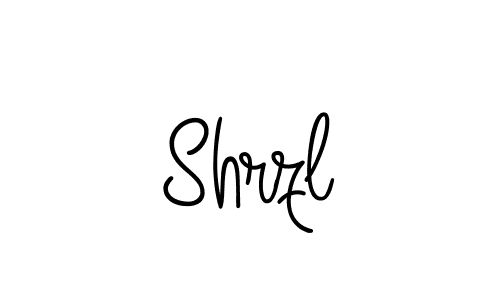 How to make Shrzl signature? Angelique-Rose-font-FFP is a professional autograph style. Create handwritten signature for Shrzl name. Shrzl signature style 5 images and pictures png