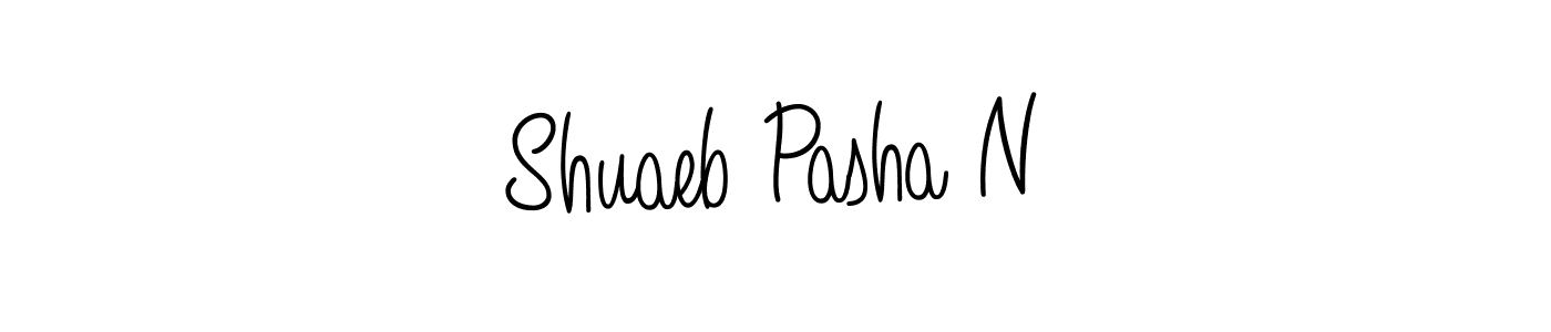 Make a beautiful signature design for name Shuaeb Pasha N. Use this online signature maker to create a handwritten signature for free. Shuaeb Pasha N signature style 5 images and pictures png