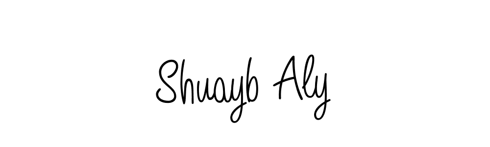 It looks lik you need a new signature style for name Shuayb Aly. Design unique handwritten (Angelique-Rose-font-FFP) signature with our free signature maker in just a few clicks. Shuayb Aly signature style 5 images and pictures png