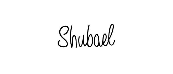 Design your own signature with our free online signature maker. With this signature software, you can create a handwritten (Angelique-Rose-font-FFP) signature for name Shubael. Shubael signature style 5 images and pictures png