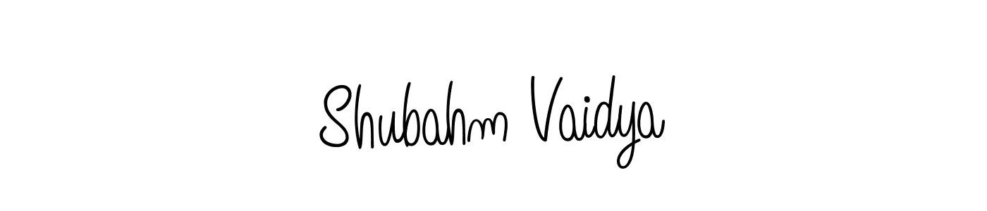 Best and Professional Signature Style for Shubahm Vaidya. Angelique-Rose-font-FFP Best Signature Style Collection. Shubahm Vaidya signature style 5 images and pictures png