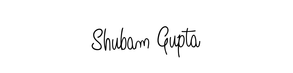How to make Shubam Gupta signature? Angelique-Rose-font-FFP is a professional autograph style. Create handwritten signature for Shubam Gupta name. Shubam Gupta signature style 5 images and pictures png