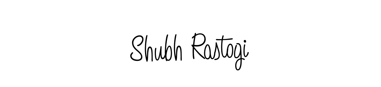 Create a beautiful signature design for name Shubh Rastogi. With this signature (Angelique-Rose-font-FFP) fonts, you can make a handwritten signature for free. Shubh Rastogi signature style 5 images and pictures png