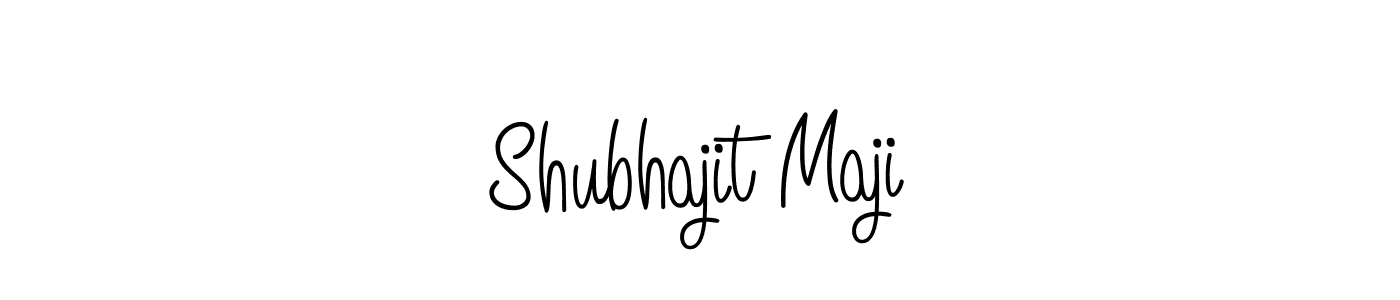 How to make Shubhajit Maji name signature. Use Angelique-Rose-font-FFP style for creating short signs online. This is the latest handwritten sign. Shubhajit Maji signature style 5 images and pictures png