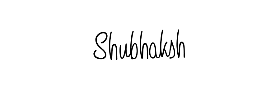 Shubhaksh stylish signature style. Best Handwritten Sign (Angelique-Rose-font-FFP) for my name. Handwritten Signature Collection Ideas for my name Shubhaksh. Shubhaksh signature style 5 images and pictures png