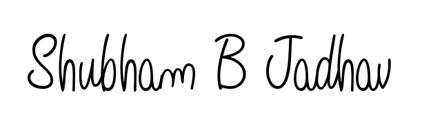 Once you've used our free online signature maker to create your best signature Angelique-Rose-font-FFP style, it's time to enjoy signing your documents with Shubham B Jadhav name. Shubham B Jadhav signature style 5 images and pictures png