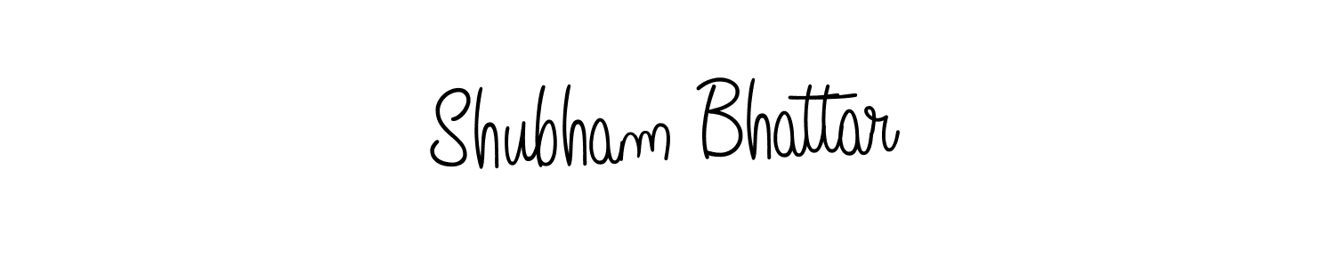 Make a beautiful signature design for name Shubham Bhattar. With this signature (Angelique-Rose-font-FFP) style, you can create a handwritten signature for free. Shubham Bhattar signature style 5 images and pictures png