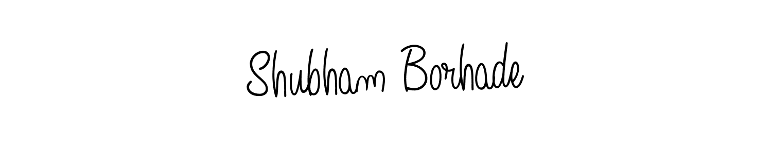 It looks lik you need a new signature style for name Shubham Borhade. Design unique handwritten (Angelique-Rose-font-FFP) signature with our free signature maker in just a few clicks. Shubham Borhade signature style 5 images and pictures png
