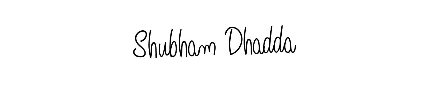 How to make Shubham Dhadda signature? Angelique-Rose-font-FFP is a professional autograph style. Create handwritten signature for Shubham Dhadda name. Shubham Dhadda signature style 5 images and pictures png