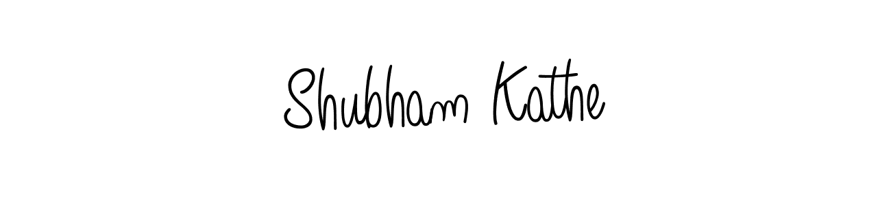 Shubham Kathe stylish signature style. Best Handwritten Sign (Angelique-Rose-font-FFP) for my name. Handwritten Signature Collection Ideas for my name Shubham Kathe. Shubham Kathe signature style 5 images and pictures png