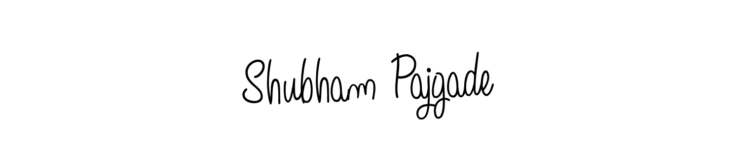 Make a short Shubham Pajgade signature style. Manage your documents anywhere anytime using Angelique-Rose-font-FFP. Create and add eSignatures, submit forms, share and send files easily. Shubham Pajgade signature style 5 images and pictures png