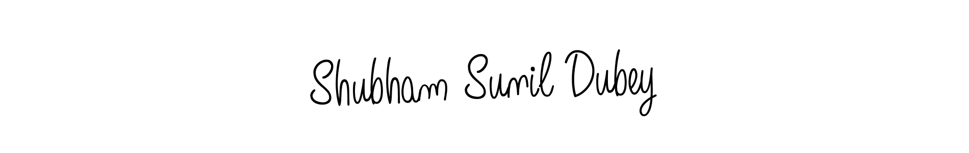 Also we have Shubham Sunil Dubey name is the best signature style. Create professional handwritten signature collection using Angelique-Rose-font-FFP autograph style. Shubham Sunil Dubey signature style 5 images and pictures png