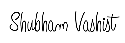 Stand out with a creative autograph for Shubham Vashist. The Angelique-Rose-font-FFP styling blends modern aesthetics with classic signature flourishes. Shubham Vashist signature style 5 images and pictures png