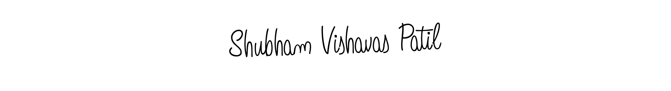 How to make Shubham Vishavas Patil name signature. Use Angelique-Rose-font-FFP style for creating short signs online. This is the latest handwritten sign. Shubham Vishavas Patil signature style 5 images and pictures png