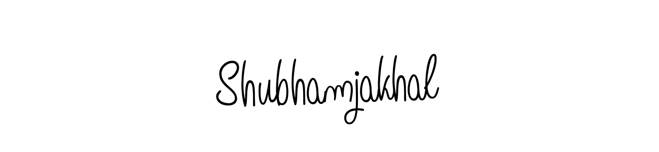 Design your own signature with our free online signature maker. With this signature software, you can create a handwritten (Angelique-Rose-font-FFP) signature for name Shubhamjakhal. Shubhamjakhal signature style 5 images and pictures png