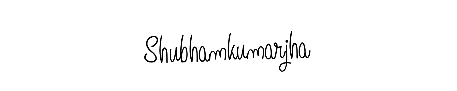 Use a signature maker to create a handwritten signature online. With this signature software, you can design (Angelique-Rose-font-FFP) your own signature for name Shubhamkumarjha. Shubhamkumarjha signature style 5 images and pictures png