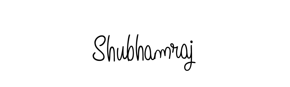 How to make Shubhamraj name signature. Use Angelique-Rose-font-FFP style for creating short signs online. This is the latest handwritten sign. Shubhamraj signature style 5 images and pictures png