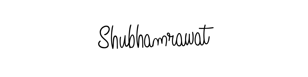 How to make Shubhamrawat name signature. Use Angelique-Rose-font-FFP style for creating short signs online. This is the latest handwritten sign. Shubhamrawat signature style 5 images and pictures png