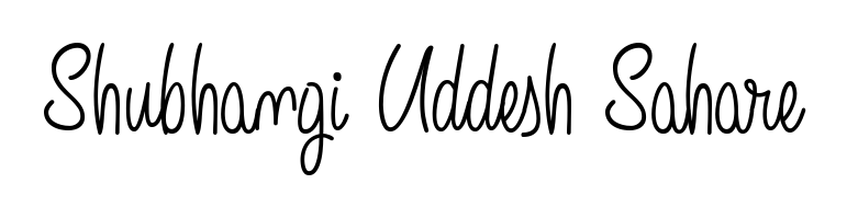 Elevate your brand with a stunning Shubhangi Uddesh Sahare eSignature. The Angelique-Rose-font-FFP style provides a balanced, flowing aesthetic for everyday signing. Shubhangi Uddesh Sahare signature style 5 images and pictures png