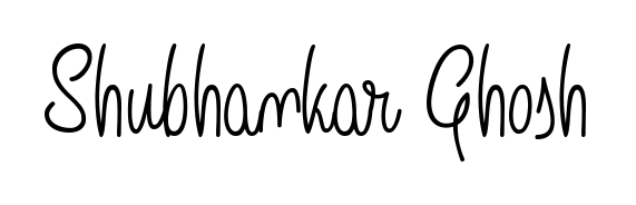 Create a personalized artistic stamp with Shubhankar Ghosh in Angelique-Rose-font-FFP font. Perfect for visual artists, designers, and influencers. Shubhankar Ghosh signature style 5 images and pictures png