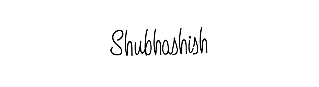 Design your own signature with our free online signature maker. With this signature software, you can create a handwritten (Angelique-Rose-font-FFP) signature for name Shubhashish. Shubhashish signature style 5 images and pictures png