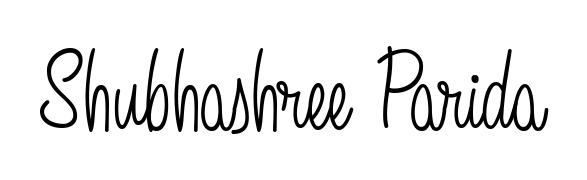 How to make Shubhashree Parida name signature. Use Angelique-Rose-font-FFP style for creating short signs online. This is the latest handwritten sign. Shubhashree Parida signature style 5 images and pictures png