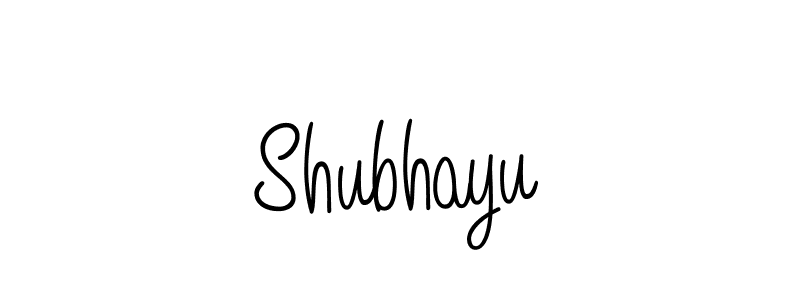 Shubhayu stylish signature style. Best Handwritten Sign (Angelique-Rose-font-FFP) for my name. Handwritten Signature Collection Ideas for my name Shubhayu. Shubhayu signature style 5 images and pictures png