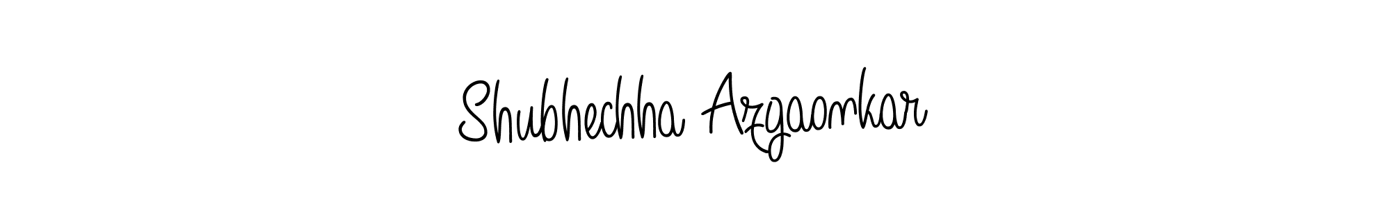 This is the best signature style for the Shubhechha Azgaonkar name. Also you like these signature font (Angelique-Rose-font-FFP). Mix name signature. Shubhechha Azgaonkar signature style 5 images and pictures png