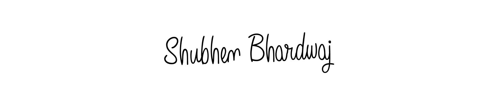 Use a signature maker to create a handwritten signature online. With this signature software, you can design (Angelique-Rose-font-FFP) your own signature for name Shubhen Bhardwaj. Shubhen Bhardwaj signature style 5 images and pictures png