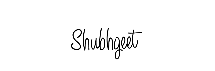 How to make Shubhgeet signature? Angelique-Rose-font-FFP is a professional autograph style. Create handwritten signature for Shubhgeet name. Shubhgeet signature style 5 images and pictures png